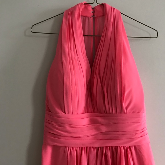 Bright pink bridesmaid dress - Picture 2 of 3